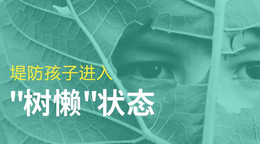 提防孩子进入“树懒”状态 提防孩子进入“树懒”状态